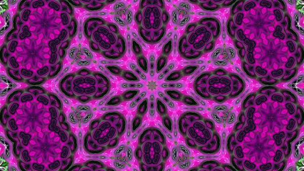 Soyut boya fırça mürekkep patlayabilir formanın düzgün kavramı simetrik desen süs dekoratif Kaleidoscope hareketi geometrik daire ve yıldız şekli