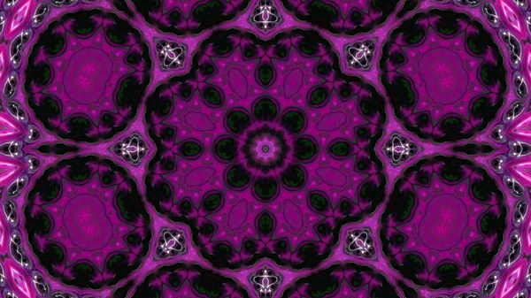 Soyut boya fırça mürekkep patlayabilir formanın düzgün kavramı simetrik desen süs dekoratif Kaleidoscope hareketi geometrik daire ve yıldız şekli