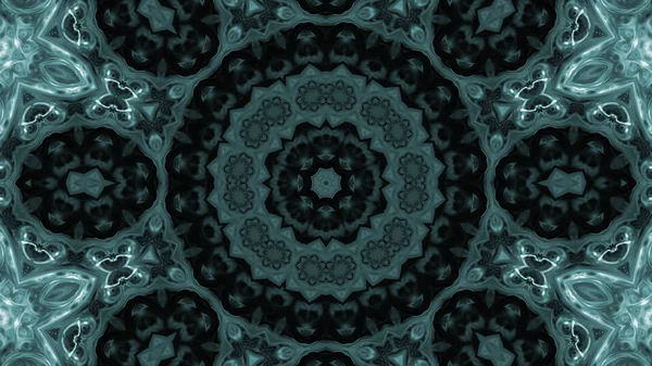 Soyut boya fırça mürekkep patlayabilir formanın düzgün kavramı simetrik desen süs dekoratif Kaleidoscope hareketi geometrik daire ve yıldız şekli