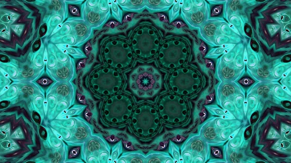 Soyut boya fırça mürekkep patlayabilir formanın düzgün kavramı simetrik desen süs dekoratif Kaleidoscope hareketi geometrik daire ve yıldız şekli