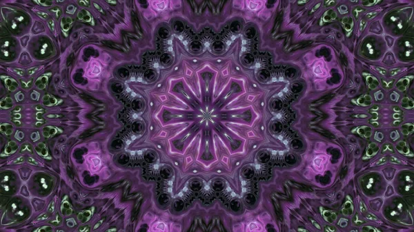 Soyut boya fırça mürekkep patlayabilir formanın düzgün kavramı simetrik desen süs dekoratif Kaleidoscope hareketi geometrik daire ve yıldız şekli