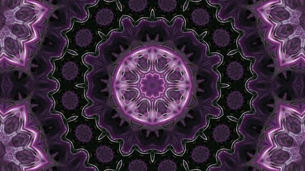 Soyut boya fırça mürekkep patlayabilir formanın düzgün kavramı simetrik desen süs dekoratif Kaleidoscope hareketi geometrik daire ve yıldız şekli