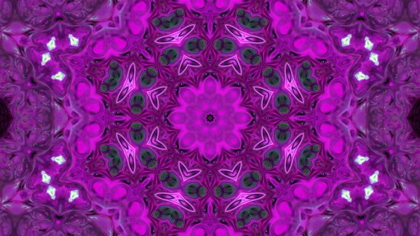 Soyut boya fırça mürekkep patlayabilir formanın düzgün kavramı simetrik desen süs dekoratif Kaleidoscope hareketi geometrik daire ve yıldız şekli