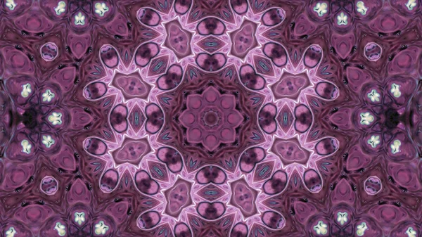 Soyut boya fırça mürekkep patlayabilir formanın düzgün kavramı simetrik desen süs dekoratif Kaleidoscope hareketi geometrik daire ve yıldız şekli