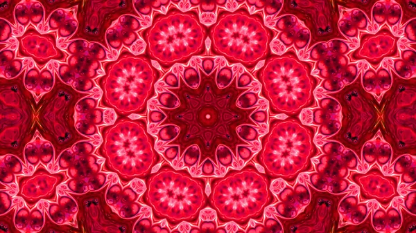 Soyut boya fırça mürekkep patlayabilir formanın düzgün kavramı simetrik desen süs dekoratif Kaleidoscope hareketi geometrik daire ve yıldız şekli