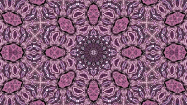 Soyut boya fırça mürekkep patlayabilir formanın düzgün kavramı simetrik desen süs dekoratif Kaleidoscope hareketi geometrik daire ve yıldız şekli