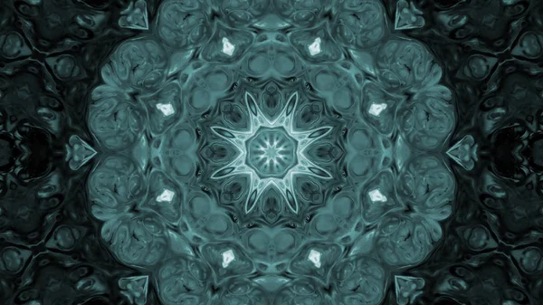 Soyut boya fırça mürekkep patlayabilir formanın düzgün kavramı simetrik desen süs dekoratif Kaleidoscope hareketi geometrik daire ve yıldız şekli