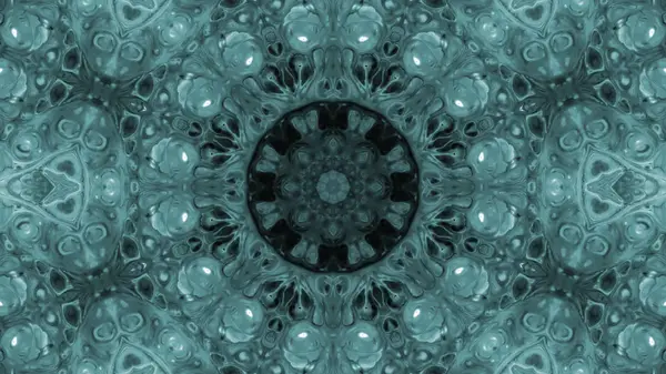 Soyut boya fırça mürekkep patlayabilir formanın düzgün kavramı simetrik desen süs dekoratif Kaleidoscope hareketi geometrik daire ve yıldız şekli