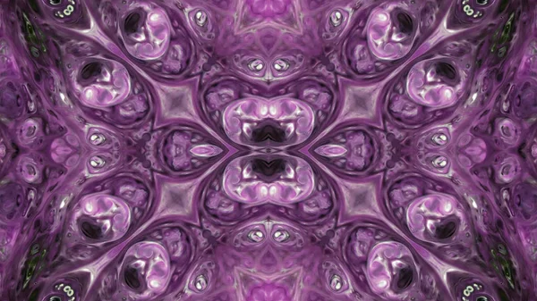 Soyut boya fırça mürekkep patlayabilir formanın düzgün kavramı simetrik desen süs dekoratif Kaleidoscope hareketi geometrik daire ve yıldız şekli