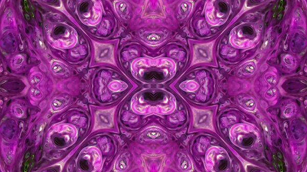 Soyut boya fırça mürekkep patlayabilir formanın düzgün kavramı simetrik desen süs dekoratif Kaleidoscope hareketi geometrik daire ve yıldız şekli