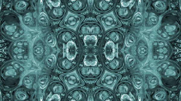 Soyut boya fırça mürekkep patlayabilir formanın düzgün kavramı simetrik desen süs dekoratif Kaleidoscope hareketi geometrik daire ve yıldız şekli