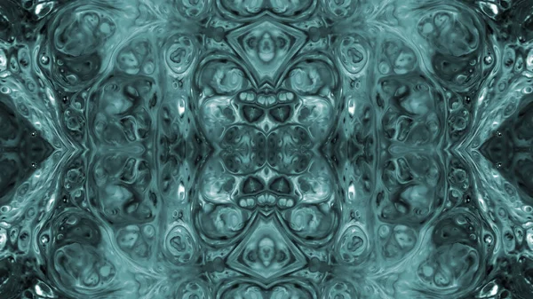 Soyut boya fırça mürekkep patlayabilir formanın düzgün kavramı simetrik desen süs dekoratif Kaleidoscope hareketi geometrik daire ve yıldız şekli