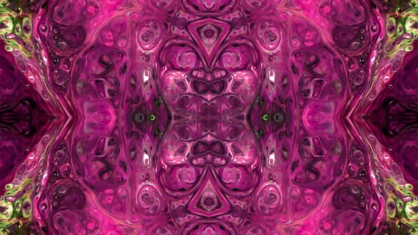 Soyut boya fırça mürekkep patlayabilir formanın düzgün kavramı simetrik desen süs dekoratif Kaleidoscope hareketi geometrik daire ve yıldız şekli