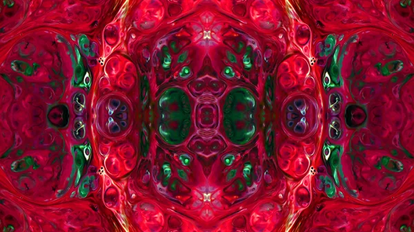 Soyut boya fırça mürekkep patlayabilir formanın düzgün kavramı simetrik desen süs dekoratif Kaleidoscope hareketi geometrik daire ve yıldız şekli