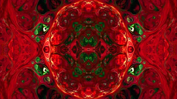 Soyut boya fırça mürekkep patlayabilir formanın düzgün kavramı simetrik desen süs dekoratif Kaleidoscope hareketi geometrik daire ve yıldız şekli