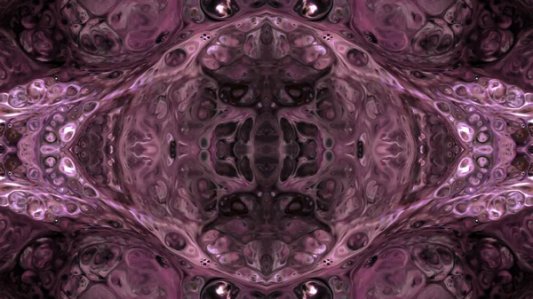 Soyut boya fırça mürekkep patlayabilir formanın düzgün kavramı simetrik desen süs dekoratif Kaleidoscope hareketi geometrik daire ve yıldız şekli