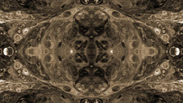 Soyut boya fırça mürekkep patlayabilir formanın düzgün kavramı simetrik desen süs dekoratif Kaleidoscope hareketi geometrik daire ve yıldız şekli