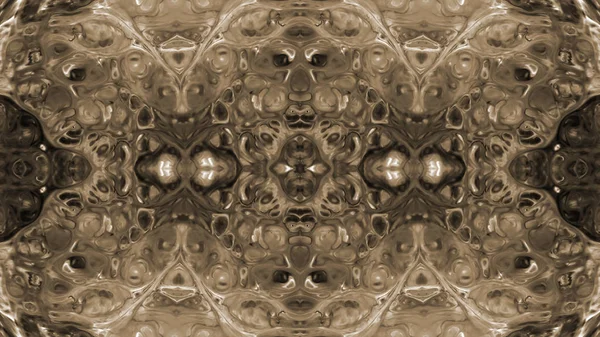 Soyut boya fırça mürekkep patlayabilir formanın düzgün kavramı simetrik desen süs dekoratif Kaleidoscope hareketi geometrik daire ve yıldız şekli