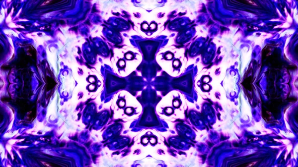 Soyut boya fırça mürekkep patlayabilir formanın düzgün kavramı simetrik desen süs dekoratif Kaleidoscope hareketi geometrik daire ve yıldız şekli