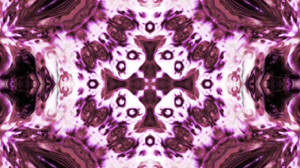 Soyut boya fırça mürekkep patlayabilir formanın düzgün kavramı simetrik desen süs dekoratif Kaleidoscope hareketi geometrik daire ve yıldız şekli