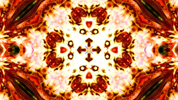 Soyut boya fırça mürekkep patlayabilir formanın düzgün kavramı simetrik desen süs dekoratif Kaleidoscope hareketi geometrik daire ve yıldız şekli