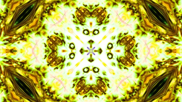 Soyut boya fırça mürekkep patlayabilir formanın düzgün kavramı simetrik desen süs dekoratif Kaleidoscope hareketi geometrik daire ve yıldız şekli