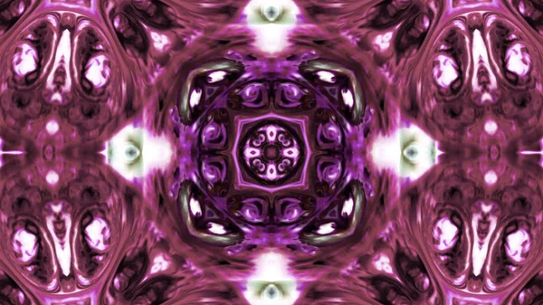 Soyut boya fırça mürekkep patlayabilir formanın düzgün kavramı simetrik desen süs dekoratif Kaleidoscope hareketi geometrik daire ve yıldız şekli