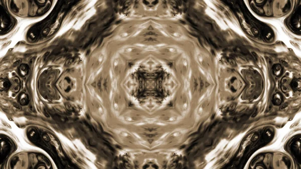 Soyut boya fırça mürekkep patlayabilir formanın düzgün kavramı simetrik desen süs dekoratif Kaleidoscope hareketi geometrik daire ve yıldız şekli