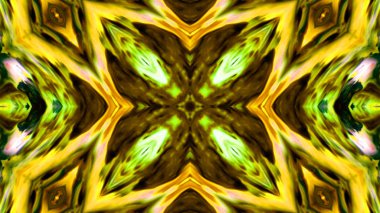 Soyut boya fırça mürekkep patlayabilir formanın düzgün kavramı simetrik desen süs dekoratif Kaleidoscope hareketi geometrik daire ve yıldız şekli