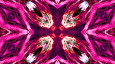 Soyut boya fırça mürekkep patlayabilir formanın düzgün kavramı simetrik desen süs dekoratif Kaleidoscope hareketi geometrik daire ve yıldız şekli