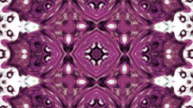 Soyut boya fırça mürekkep patlayabilir formanın düzgün kavramı simetrik desen süs dekoratif Kaleidoscope hareketi geometrik daire ve yıldız şekli