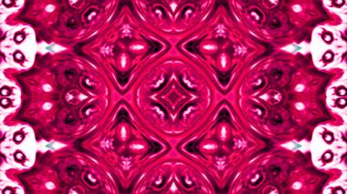 Soyut boya fırça mürekkep patlayabilir formanın düzgün kavramı simetrik desen süs dekoratif Kaleidoscope hareketi geometrik daire ve yıldız şekli