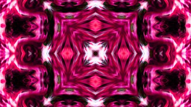 Soyut boya fırça mürekkep patlayabilir formanın düzgün kavramı simetrik desen süs dekoratif Kaleidoscope hareketi geometrik daire ve yıldız şekli