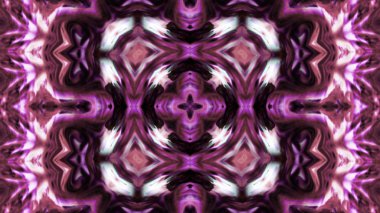 Soyut boya fırça mürekkep patlayabilir formanın düzgün kavramı simetrik desen süs dekoratif Kaleidoscope hareketi geometrik daire ve yıldız şekli