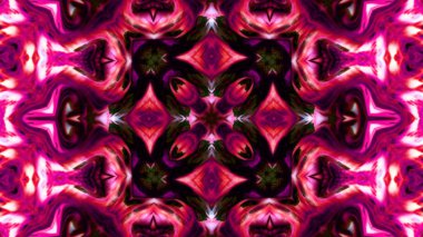 Soyut boya fırça mürekkep patlayabilir formanın düzgün kavramı simetrik desen süs dekoratif Kaleidoscope hareketi geometrik daire ve yıldız şekli