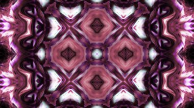 Soyut boya fırça mürekkep patlayabilir formanın düzgün kavramı simetrik desen süs dekoratif Kaleidoscope hareketi geometrik daire ve yıldız şekli