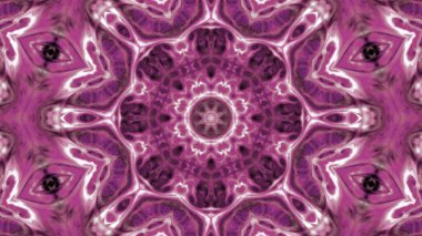 Soyut boya fırça mürekkep patlayabilir formanın düzgün kavramı simetrik desen süs dekoratif Kaleidoscope hareketi geometrik daire ve yıldız şekli