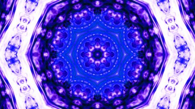 Soyut boya fırça mürekkep patlayabilir formanın düzgün kavramı simetrik desen süs dekoratif Kaleidoscope hareketi geometrik daire ve yıldız şekli