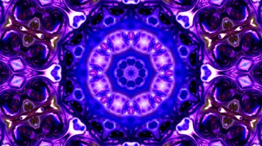 Soyut boya fırça mürekkep patlayabilir formanın düzgün kavramı simetrik desen süs dekoratif Kaleidoscope hareketi geometrik daire ve yıldız şekli