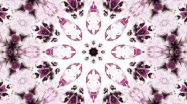 Soyut boya fırça mürekkep patlayabilir formanın düzgün kavramı simetrik desen süs dekoratif Kaleidoscope hareketi geometrik daire ve yıldız şekli