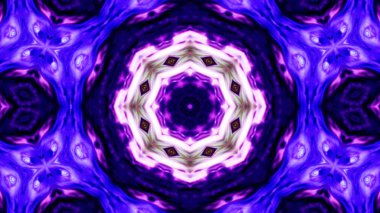 Soyut boya fırça mürekkep patlayabilir formanın düzgün kavramı simetrik desen süs dekoratif Kaleidoscope hareketi geometrik daire ve yıldız şekli