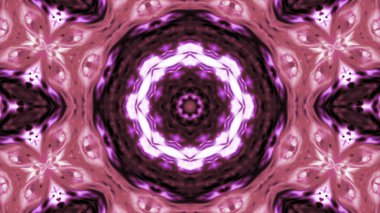 Soyut boya fırça mürekkep patlayabilir formanın düzgün kavramı simetrik desen süs dekoratif Kaleidoscope hareketi geometrik daire ve yıldız şekli