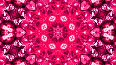 Soyut boya fırça mürekkep patlayabilir formanın düzgün kavramı simetrik desen süs dekoratif Kaleidoscope hareketi geometrik daire ve yıldız şekli