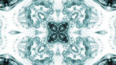 Soyut boya fırça mürekkep patlayabilir formanın düzgün kavramı simetrik desen süs dekoratif Kaleidoscope hareketi geometrik daire ve yıldız şekli