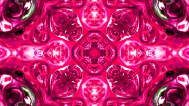 Soyut boya fırça mürekkep patlayabilir formanın düzgün kavramı simetrik desen süs dekoratif Kaleidoscope hareketi geometrik daire ve yıldız şekli