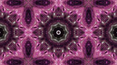 Soyut boya fırça mürekkep patlayabilir formanın düzgün kavramı simetrik desen süs dekoratif Kaleidoscope hareketi geometrik daire ve yıldız şekli