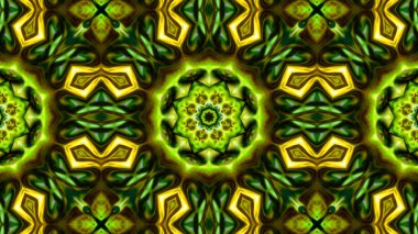 Soyut boya fırça mürekkep patlayabilir formanın düzgün kavramı simetrik desen süs dekoratif Kaleidoscope hareketi geometrik daire ve yıldız şekli