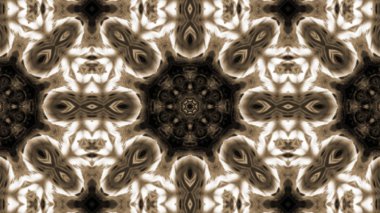 Soyut boya fırça mürekkep patlayabilir formanın düzgün kavramı simetrik desen süs dekoratif Kaleidoscope hareketi geometrik daire ve yıldız şekli