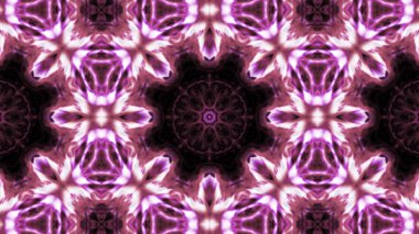 Soyut boya fırça mürekkep patlayabilir formanın düzgün kavramı simetrik desen süs dekoratif Kaleidoscope hareketi geometrik daire ve yıldız şekli