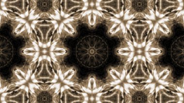 Soyut boya fırça mürekkep patlayabilir formanın düzgün kavramı simetrik desen süs dekoratif Kaleidoscope hareketi geometrik daire ve yıldız şekli